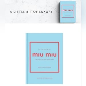 1 Left! Miu Miu Little Book Home Decor
